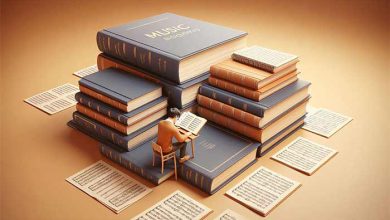کتابهای موسیقی در دانشگاه و هنرستان