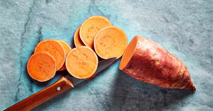 سیب‌زمینی شیرین: بتاکاروتن برای حفاظت غضروف