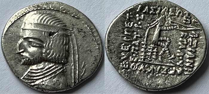 سکه های نقره در دوران اشکانیان